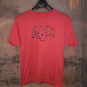 Vintage CAESARS Tahoe embroidered T-shirt - LARGE